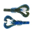 thumbnail image 3 of Googan Krackin' Craw 3'' Blue Baby 10pk Soft Plastic Fishing Lure, 3 of 7