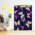 thumbnail image 6 of FMSHPON Butterfly Paint Clipboard Hardboard Wood Nursing Clip Board and Pull for Standard A4 Letter 13x9 inches, 6 of 8