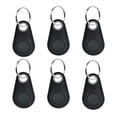 thumbnail image 1 of YOPTOP 6 Pieces Key Finder Item Locator  GPS Keychains Bluetooth Tracker Tag Anti Lost Alarm Reminder Selfie Shutter Control for Kids Pets Keychain for Smartphone,black, 1 of 7