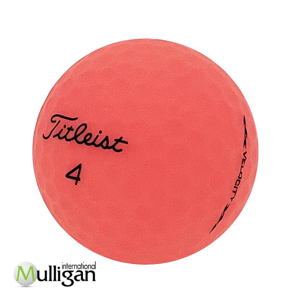 Mulligan - 48 balles de golf récupérées Titleist Velocity 2020 5A , Rose