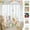 B, variant on 47x71in Waterproof Easter Shower Curtain with 12 Hooks, No-Drill Linen Bath Curtain for Bathroom Tub or Hotel Use, Spring Bunny Print Bathroom Decor
