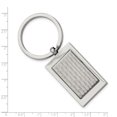 thumbnail image 3 of Stainless Steel Textured Key Band Ring Size, 3 of 7