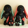 thumbnail image 2 of Lubelski Plush Toy Ultra Soft Patchwork Companionship Cute Cartoon Long Ear Rabbit Stuffed Doll for Bedroom, 2 of 8