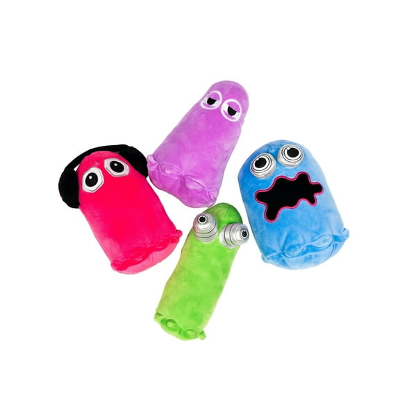 A for Adley Official Merch Baby Rainbow Ghost (4 Pack) All Four of Those Stuffed and Lovable Rainbow Ghosts in One Pack Ready to Play