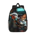thumbnail image 1 of Disketp Futuristic Robot Hummingbird Mochila Escolar de 15 Pulgadas, Mochila Ligera para Estudiantes, Viajes y Trabajo, Cómoda y Resistente para el Uso Diario, 1 of 6
