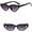 2, variant on Cat Eye Sunglasses Frame Women Cateye Vintage Eyeglasses Ladies Retro Triangle Glasses Uv400