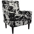 thumbnail image 3 of Fox Hill Trading Emma Armchair, Cowhide Black, 3 of 6