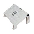 thumbnail image 2 of Foot Rest for under Desk at Work, Foot Rest Cushion with Massage Surface and Massage Roller, Foot Stool under Desk Footrest Curve Footrest for Sitting White, 2 of 10