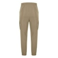thumbnail image 4 of Dagegui Cargo Pants for Men Outdoor Elastic Waist Jogger Pant Lightweight Running Hiking Athletic Pants with Pockets Khaki XL, 4 of 5