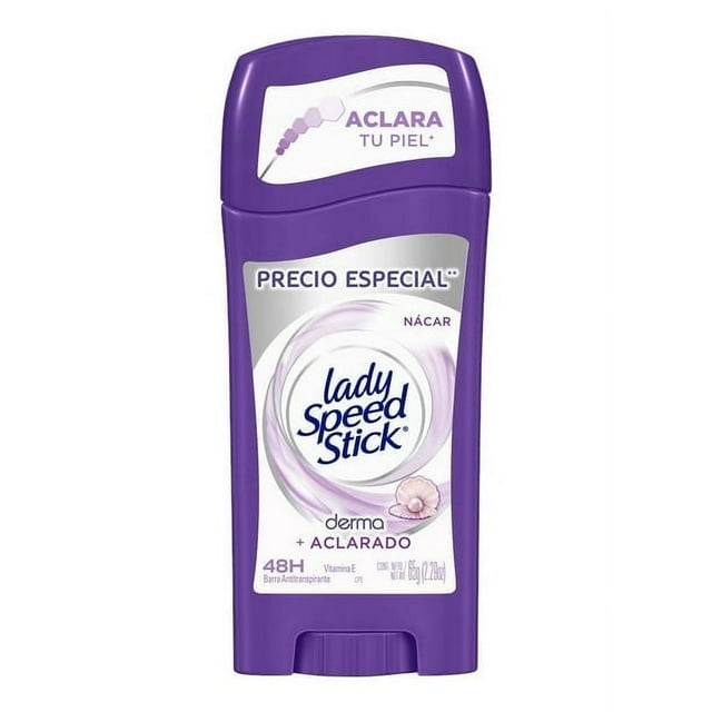 Lady Speed Stick Bâton Antisudorifique mother-of-pearl derma + rinse pour Femmes 65 g