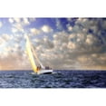 thumbnail image 3 of Hausenflock, Alan 24x17 Black Modern Framed Museum Art Print Titled - Sailing at Sunrise I, 3 of 5