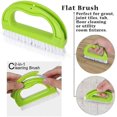 thumbnail image 3 of 4 In 1 Tile Grout Brush, Tile Glass Grout Brush For Kitchen And Household, Green, 3 of 5