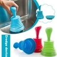 thumbnail image 3 of Toilet Sink Drain Bath Plunger Heavy Duty Rubber Unblocker Bathroom Kitchen, 3 of 8