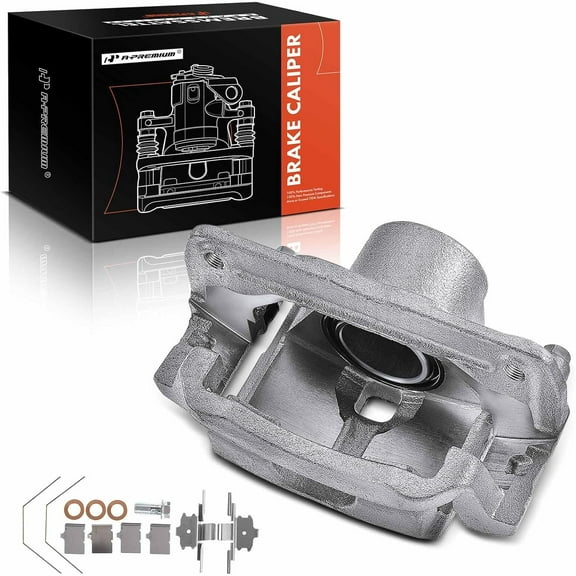 A-Premium Disc Brake Caliper Assembly with Bracket Replacement for Mazda 6 Ford Fusion Lincoln MKZ Zephyr Mercury Milan 2006-2013