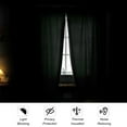 thumbnail image 6 of SMILETIME Velvet Curtains with Rod Pocket, Thermal Insulated Super Soft Privacy Noise Reducing Light-Filtering Velvet Curtains for Living Room Bedroom, 2 Panels, 6 of 6