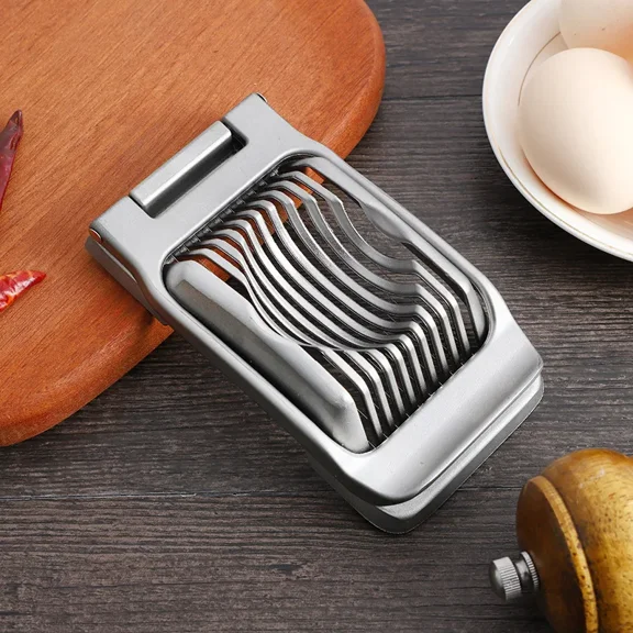 Egg Slicer with Stainless Steel Wire Heavy Duty Egg Cutter for Hard Boiled Eggs Mushroom