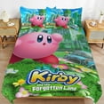 thumbnail image 6 of Kirby Kirby 3-Piece Bedding Set Soft Warm And Comfortable Soft Bed Set with 1 Duvet Cover And 2 Pillowcases for Bedroom, 6 of 7
