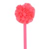 Satin Flower Pacifier Clip