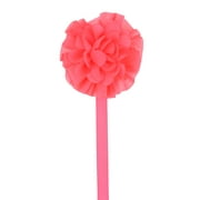 Satin Flower Pacifier Clip
