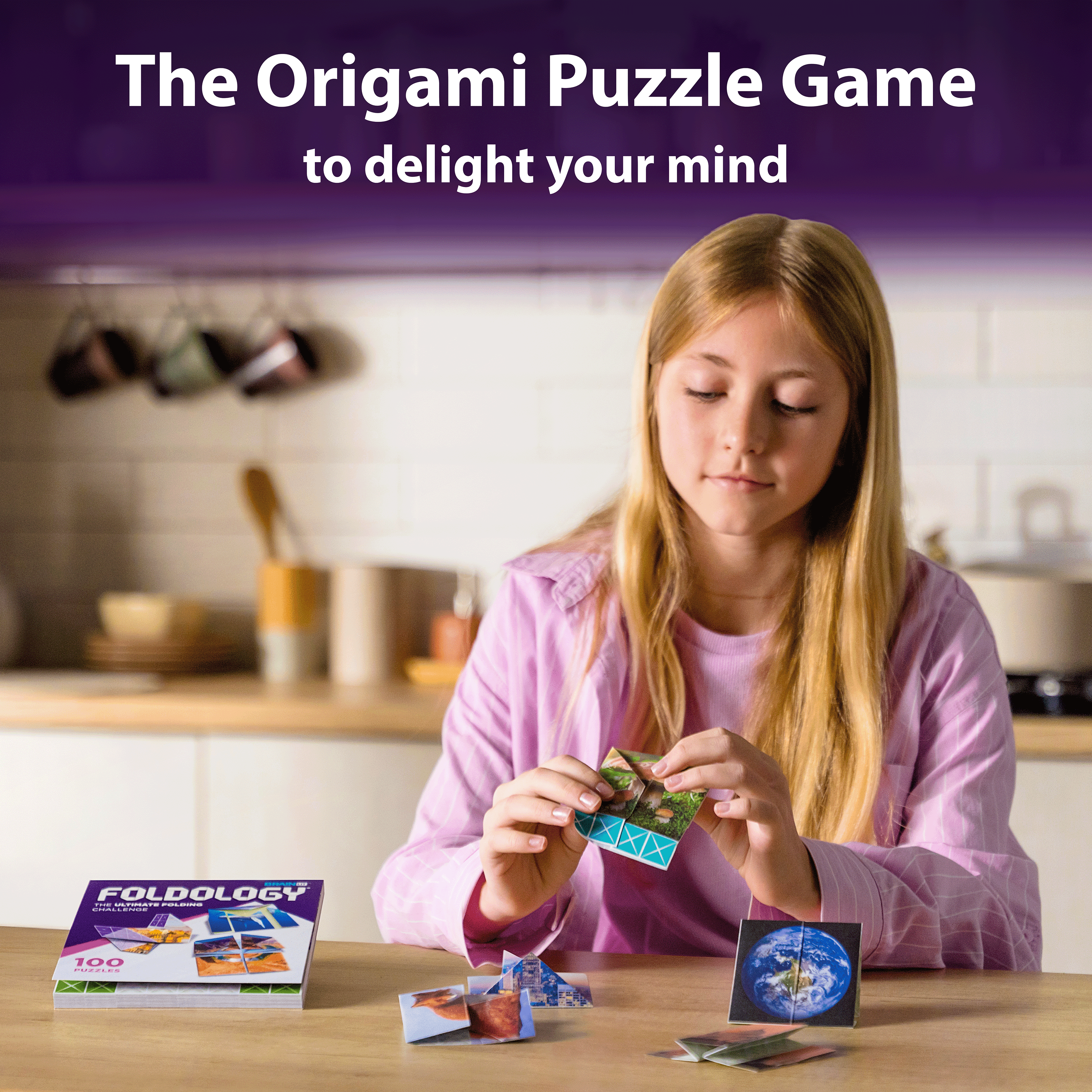 FOLDOLOGY 1&2 Combo Pack - Origami Puzzle Game. Brain Teasers for Tweens, Teens & Adults. 200 Challenges, for Ages 10+