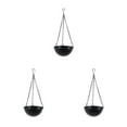 thumbnail image 4 of Toystoory Innovador Jardín S Belleza Elegante Durable Metal Macetas Colgantes Cesta De Flores Colgante Negro S Type1 NO1, 4 of 6