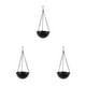 thumbnail image 4 of Bearachild Elegante y duradero para espacios pequeños Macetas colgantes de metal Cesta de flores colgante Maceta colgante negro S Type1 NO1, 4 of 6