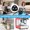 Black-BK, variant on MMJ Adhesive Hooks 4pcs Caster Wheel With Ball Bearings 360 Degree No Drill Load Bearing Furniture Hardware