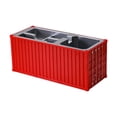 thumbnail image 2 of Rongfmy Shipping Container Pen Holder Compact Multi Functional Container Storage Box Red, 2 of 6