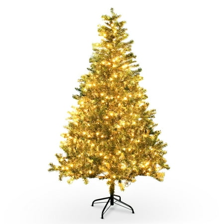 Belleze 6 Feet Artficial Christmas Tree Premium Hinged Unlit W Metal Stand 800 Tips 250 Lights Belleze 6 Feet Artficial Christmas Tree Premium Hinged Unlit W Metal Stand 800 Tips 250 Lights