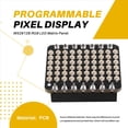 thumbnail image 4 of WS2812B LED Matrix Panel Programmable Pixel Display for -XIAO DIY Lighting Projects XIAO-6x10-RGB-Matrix B, 4 of 8