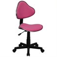thumbnail image 1 of Scranton & Co Tissu/nylon Chaise de Bureau Ergonomique en Rose, 1 of 4