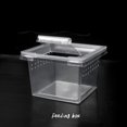 thumbnail image 2 of Boîte de Vie pour Reptiles en Plastique Transparent Alimentation Insectes Élevage de Lézards Boîte de Reproduction Ventilée Anti-Fuite Terrarium pour Reptiles, 2 of 6