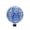 Blue, variant on VOREEN 10-Inch Multi Colored Flowers Design Mosaic Glass Gazing Balls, Handmade, Reflective