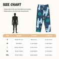 thumbnail image 4 of Picia Alpaca Astronaut in Space Womens Soft Woven Cotton Elastic Waistband Sleep Pajama Pant Lounge Sleep Pant With Pockets And Drawstring-XX-Large, 4 of 9