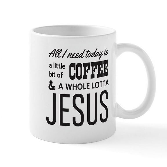CafePress - All I Need Today Is A Little Bit Of Coffee & A Who - 11 oz Ceramic Mug - Novelty Coffee Tea Cup