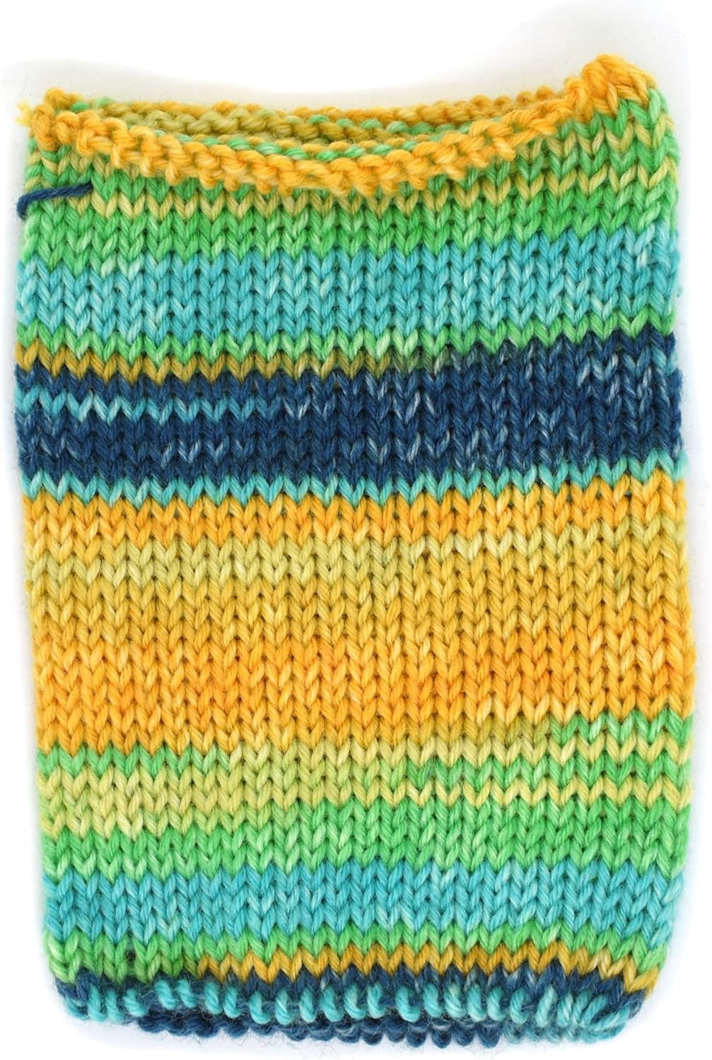 Opal 6-Ply Sock Yarn | 75% Virgin Wool (Superwash), 25% Polyamide | 150g (Approx. 460 yards) Skein, (11340 - Rainforest Gold-Aqua)