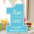 thumbnail image 6 of Big Dot of Happiness 1st Birthday Boy - Fun to be One - Party Decorations - First Birthday Party Welcome Yard Sign, 6 of 8