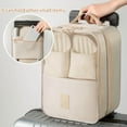 thumbnail image 5 of Travel Shoe Storage Bag Waterproof - Foldable Non-Woven Fabric Organizer for Shoes Boots, Dust-Proof for Travel Home Moving, Multi-Pair Capacity, 5 of 9