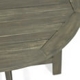 thumbnail image 4 of Wood Bistro Table, Grey, Half-round Shape, Foldable Function Table In Made With Wood, Style, 4 of 7