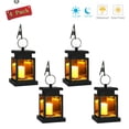 thumbnail image 1 of CJC Solar Lights Outdoor Hanging Lanterns, LED Solar Candle Lanterns Waterproof Umbrella Lights for Garden, Patio, Lawn, Deck, Tent, Tree, Yard, 4 Pack, 1 of 10