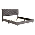 thumbnail image 5 of Glory Furniture Maxx Velvet Upholstered King Bed in Gray, 5 of 8