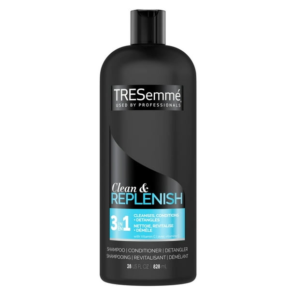 TRESemme Cleanse and Replenish 3in1 Shampoo and Conditioner, 28 oz,3