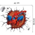 thumbnail image 2 of Pegatinas de pared 3D, murales DIY, decoración artística, pegatinas para dormitorio infantil, techo, sala de estar, guardería (rojo), 2 of 5