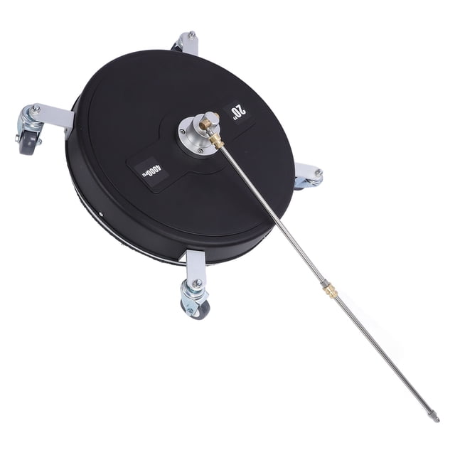 Stainless Steel Power Washer Accessory, Sturdy Pressure Washer Surface Cleaner 20 Inch High Efficiency for Sidewalk