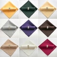 thumbnail image 5 of Dark Green Polyester Napkins, 48x48cm, Set of 10 for Catering, Weddings, and Events, 5 of 5