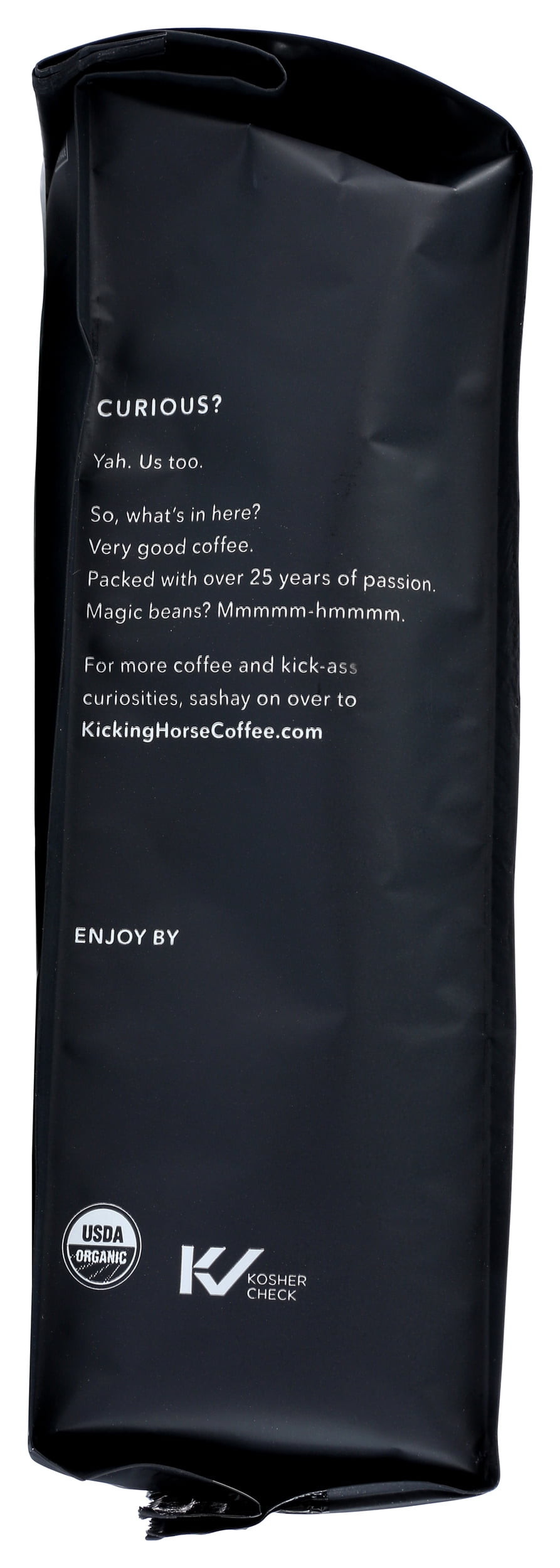 Pack of 6, Kicking Horse Kick Ass Dark Roast Organic Whole Bean Coffee, 10 oz