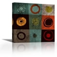thumbnail image 1 of Tiles Circles - Contemporary Fine Art Giclee on Canvas Gallery Wrap - wall décor - Art painting - 36 x 36 Inch - Ready to Hang, 1 of 2