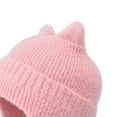 thumbnail image 5 of Warm Cold Weather Hats Childrens Hat Cute Cat Ears Boys And Girls Baby Outdoor Warm Plush Ear Pullover Hat for Boys and Girls,One Size,A191-Pink, 5 of 5