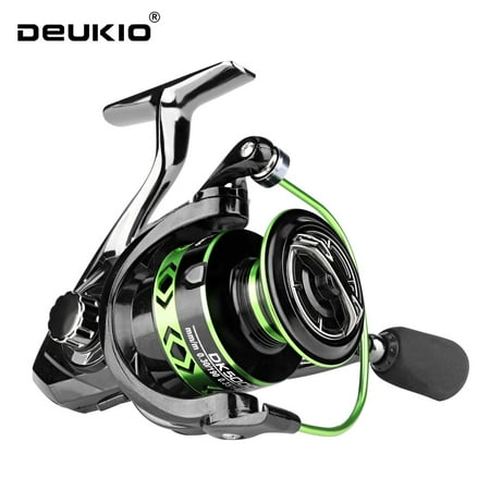 New All-Metal Black Green Fishing Reel Freshwater Seawater Dual Use Max Drag 12Kg Spinning Reel Durable Carp Fishing Tackle