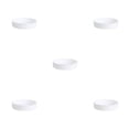 thumbnail image 3 of Wosthever de estante para especias antideslizante Rotación de 360 ° para una organización conveniente de la cocina Blanco de una sola capa r Type2 NO2, 3 of 6